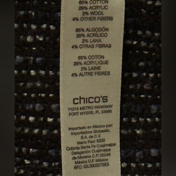 Chico’s Textured Tweed Blazer - Picture 5 of 7